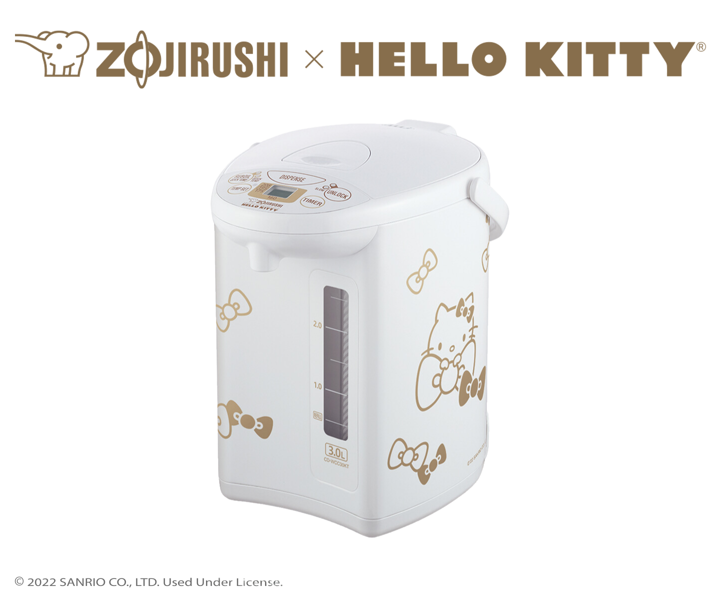 ZOJIRUSHI x HELLO KITTY® Micom Water Boiler & Warmer CD-WCC30KT